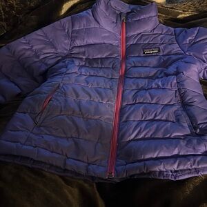 Girls Patagonia purple jacket